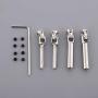 Fityle RC Car Metal Drive Shaft Parts for 1/16 Scale WPL Military Truck B14 B16 B24 B36 Upgrade Parts