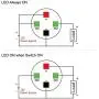 Taien Latching Push Button Switch 19mm 3/4'' 1NO 1NC Silver Stainless Steel Shell with Green LED Light (Green) Taien Latching Push Button Switch 19mm 3/4'' 1NO 1NC Silver Stainless Steel Shell with Green LED Light (Green)