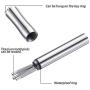 6 Pieces Portable Titanium Toothpicks with 2 Pieces Stainless Steel Waterproof Pocket Toothpick Box Metal Toothpicks Holders for Outdoor Camping Picnic