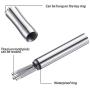 6 Pieces Portable Titanium Toothpicks with 2 Pieces Stainless Steel Waterproof Pocket Toothpick Box Metal Toothpicks Holders for Outdoor Camping Picnic