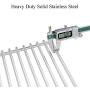 Hisencn Stainless Steel Cooking Grids Grates Grill Grid Replacement for Thermos Grill Parts 461252605, Kirkland Front Avenue 463230703, Charbroil 463261306, Kenmore, Master Chef, BBQ Pro, 16 5/8 inch
