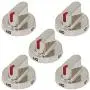Primeswift DG64-00472A Metal Stove Knob Replacement for Oven Gas Stove konb Dial DG64-00347A,PS10058981,AP5949480,FX510BGS (5 PK)