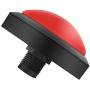 Arcade Button, 100mm DIY Massive Arcade Game Button with LED Convexity Console Replacement Arcade Machine Video Games Parts (red)