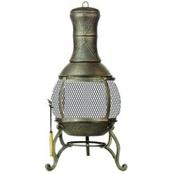 Deckmate Corona Outdoor Chimenea Fireplace Model 30075