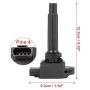 X AUTOHAUX Auto Parts Ignition Coil H6T61271 Repair Replacement for MAZDA