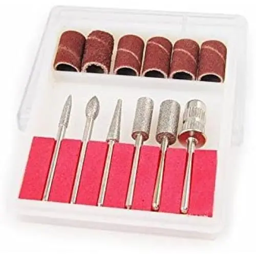 ZXUY 6pc Nail Drill Bits for Machine Replacement 3/32'' Shank Size Acrylic Art ZXUY 6pc Nail Drill Bits for Machine Replacement 3/32'' Shank Size Acrylic Art