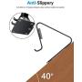 Apple Watch Stand, OMOTON 2 in 1 Universal Desktop Stand Holder for iPhone and Apple Watch Series 6/5/4/3/2/1 and Apple Watch SE (Both 38mm/40mm/42mm/44mm) (Black)