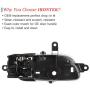 IRONTEK Interior Door Handle Front/Rear Left Driver’s Side Fits Nissan 2003-2018 Altima, 2013-2019 Pathfinder, 2015 Armada, 2015-2020 Murano, 2016-2019 Titan XD #80671-3TA0D 80671-3TA0A