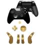 Elite Controller Replacement Parts, Xbox One Elite Series 2 Accessories, Elite Series 2 Kit, Metal 4 Paddles and 2 D-Pads for Xbox Gaming Accessories (Gold)