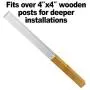 Mail Boss 7122, White In-Ground Mounting Post, 43 x 4 x 4 inches, for Use with Mailbox Mail Boss 7122, White In-Ground Mounting Post, 43 x 4 x 4 inches, for Use with Mailbox