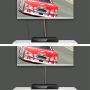D-Line TV Cable Raceway On-Wall Cord Cover Black | 39 Inch Large Channel to Hide and Conceal Cords, Cables, or Wires | Cable Management | 2” (W) x 1” (H)