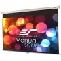 Elite Screens Manual Series, 71-INCH 1:1, Pull Down Manual Projector Screen with AUTO Lock, Movie Home Theater 8K / 4K Ultra HD 3D Ready, 2-Year Warranty, M71XWS1