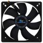 Kingwin 120mm Silent Fan for Computer Cases, Mining Rig, CPU Coolers, Computer Cooling Fan, Long Life Bearing, and Provide Excellent Ventilation Black CF-012LB