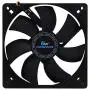 Kingwin 120mm Silent Fan for Computer Cases, Mining Rig, CPU Coolers, Computer Cooling Fan, Long Life Bearing, and Provide Excellent Ventilation Black CF-012LB