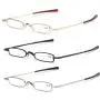 Small Reading Glasses Men Women 3 Pairs Slim Pocket Readers with Pen Metal Case Spring Hinge 3.5 Small Reading Glasses Men Women 3 Pairs Slim Pocket Readers with Pen Metal Case Spring Hinge 3.5