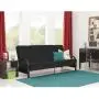 Mainstay.. Metal Arm Futon with 6'' Mattress, (1, Black)