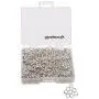 Shapenty 1000PCS Silver Plated Iron Open Jump Rings Connectors Bulk for DIY Craft Earring Necklace Bracelet Pendant Choker Jewelry Making Findings and Key Ring Chain Accessories (Silver, 4mm) Shapenty 1000PCS Silver Plated Iron Open Jump Rings Connectors Bulk for DIY Craft Earring Necklace Bracelet Pendant Choker Jewelry Making Findings and Key Ring Chain Accessories (Silver, 4mm)