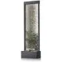 Alpine Corporation MLT102 Mirror Waterfall Fountain with Stones and Light, 72 Inch Tall, Silver