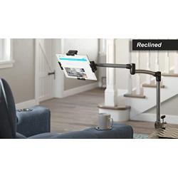 LEVO Deluxe Table Clamp for All Best Tablet PCs, iPads, iPad Mini, New iPad Pro, Galaxy, Nexus, Xoom, Surface Pro, Miix, Nook, Fire, and Other Tablets and e Readers Gunmetal Color - G2