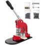 SHZOND Button Maker Machine 1Inch/25mm Button Badge Maker with 1000 Pcs Free Button Parts and Circle Cutter Button Badge Press