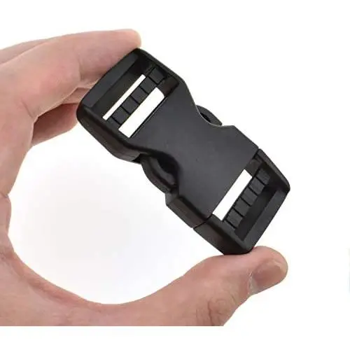 SGH Pro Quick Side Release Buckles 1'' Wide 2 Pack Dual Adjustable No Sewing Clips Snaps Heavy Duty Plastic Replacement for Nylon Strap Backpack Fanny Pack Nylon Webbing Belt Dog Collars SGH Pro Quick Side Release Buckles 1'' Wide 2 Pack Dual Adjustable No Sewing Clips Snaps Heavy Duty Plastic Replacement for Nylon Strap Backpack Fanny Pack Nylon Webbing Belt Dog Collars