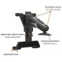 iBOLT TabDock Bizmount AMPs - Heavy Duty Drill Base Mount for All 7'' - 10'' Tablets ( iPad , Samsung Tab ) for Cars, Desks, Countertops: Great for Commercial Vehicles, Trucks, Schools, and Businesses