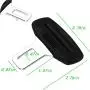 QD 4 Pack of Car Seat Belt Buckles, Car Seat Belt Silencers, Car Seat Belt Plugs, Car Metal Seat Belt Clips