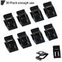30 Pack Black Metal Retainer Clips, Universal Automotive Car Front Console Dash Dashboard Trim for Ford Mazda Audi Toyota 30 Pack Black Metal Retainer Clips, Universal Automotive Car Front Console Dash Dashboard Trim for Ford Mazda Audi Toyota