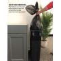 United Solutions Highboy Waste Container Space Saving Slim Profile & Easy Trash Bag Removal for Indoor or Outdoor use, 4-Pack, Black, 4 Count