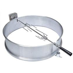 onlyfire Universal Stainless Steel Charcoal Kettle Rotisserie Ring Kit for Weber 2290 and Other Models