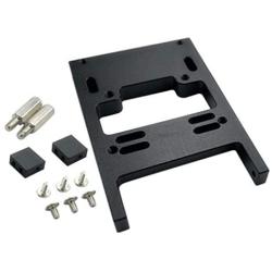 Bonarty Steering Servo Mounting Hardware Kit Metal Mount Bracket with Screws for 1/16 1/16 WPL B14 B24 C14 C24 B16 B36，JJRC Q60 Q61 RC Truck Upgrade Parts - Black