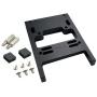 Bonarty Steering Servo Mounting Hardware Kit Metal Mount Bracket with Screws for 1/16 1/16 WPL B14 B24 C14 C24 B16 B36，JJRC Q60 Q61 RC Truck Upgrade Parts - Black