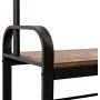 IRONCK Industrial Hall Trees with Bench and Coat Racks, 3-in-1 Hall Tree Entryway Storage Shelf, Accent Furniture with Metal Frame, Easy Assembly, Rustic Brown IRONCK Industrial Hall Trees with Bench and Coat Racks, 3-in-1 Hall Tree Entryway Storage Shelf, Accent Furniture with Metal Frame, Easy Assembly, Rustic Brown