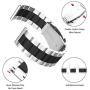 Valkit Compatible with Samsung Galaxy Watch 42mm/Galaxy Watch 3 41mm/Active 2 40mm 44mm Watch Band, 2 Pack 20mm Stainless Steel Solid Wristbands for Galaxy Watch 3 41mm/Garmin Vivoactive 3/Ticwatch E