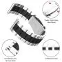 Valkit Compatible with Samsung Galaxy Watch 42mm/Galaxy Watch 3 41mm/Active 2 40mm 44mm Watch Band, 2 Pack 20mm Stainless Steel Solid Wristbands for Galaxy Watch 3 41mm/Garmin Vivoactive 3/Ticwatch E