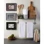 Home Traditions Z02225 Rustic Metal Wall Mount Shelf with Towel Bar, Large, Black Home Traditions Z02225 Rustic Metal Wall Mount Shelf with Towel Bar, Large, Black