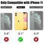 Beasyjoy iPhone 11 Case Waterproof Metal Case Heavy Duty Built-in Screen Full Body Protective Shockproof Dustproof Military Grade Rugged Defender Case Outdoor Case (Camo)