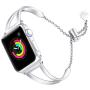 fastgo Bracelets Compatible with Apple Watch Bands 38mm 40mm 42mm 44mm Womens, Fancy Inspirational Dressy Jewelry Strap Stainless Steel Metal Bands for Iwatch SE & Series 6 3 2 1 5 4