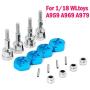 YU-NIYUT Wheel Modified Parts Metal Axle Hex Drive Hub Coupling for W.l.Toys A949 RC Car DIY RC Vehicle Modification Fun for Adults and Kids