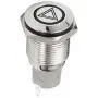 Etopars 12V Car Blue LED Light Emergency Hazard Warning Push Button Metal Toggle Switch 16mm Etopars 12V Car Blue LED Light Emergency Hazard Warning Push Button Metal Toggle Switch 16mm