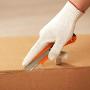 Utility Knife Retractable Heavy Duty Box Cutter w/ 2 Blade Per Set by White KaimanⓇ for Warehouse, Office, or Workshop Razor Knife - (12 Pack) Disposable Compact 18MM Retracting Utility Blade-Orange