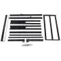 V&LX 18 Inch Tall V1407 UP-Support Head Support Bar Deluxe Metal Slat Bed Frame (Twin) V&LX 18 Inch Tall V1407 UP-Support Head Support Bar Deluxe Metal Slat Bed Frame (Twin)