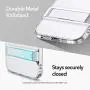 [3-Pack] ESR Tempered-Glass Screen Protector for iPhone 12/12 Pro + ESR Metal Kickstand Clear Case for iPhone 12/12 Pro