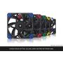 Noctua NF-A12x15 PWM chromax.Black.swap, Premium Quiet Slim Fan, 4-Pin (120x15mm, Black)