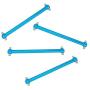 GINIHUIFISH 4pcs Metal Dog Bone Drive Shafts for WLtoys A959 A969 A979 K929 1:18 RC Car Monster Truck Parts Replacement Blue