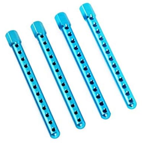 Amazingdeal Toys for Babies and Toddlers, 4pcs HSP Metal Aluminum Car Shell Column Body Mounts 1/10 RC Drift Car Part Composite Toy for Preschoolers, Baby and Kids