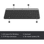 Logitech MK470 Slim Wireless Combo - Graphite