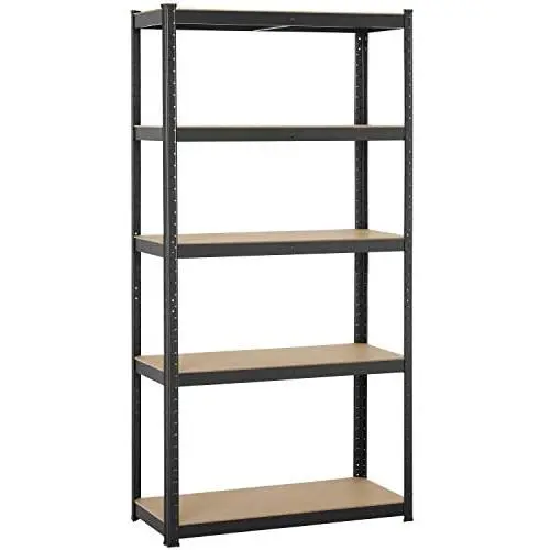 Yaheetech Black 5-Shelf Steel Shelving Unit Storage Rack Adjustable Garage Shelves Utility Rack Display for Home Office Garage 71in Height, 1 Pack Yaheetech Black 5-Shelf Steel Shelving Unit Storage Rack Adjustable Garage Shelves Utility Rack Display for Home Office Garage 71in Height, 1 Pack