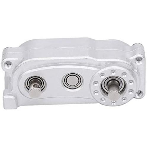 VGEBY RC Transfer Case, 313mm 1/10 Transfer Case Wheelbase Metal Chassis Frame Transfer Case Fit for 1/10 RC Crawler Car (Silver)