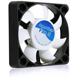 AAB Cooling Super Silent Fan 5 - Silent and Efficient 50mm Fan with 4 Anti-Vibration Pads - Value Pack 3 Pieces, Airflow Fan, Computer Fan, 3D Printer Fan, Silent Case Fan